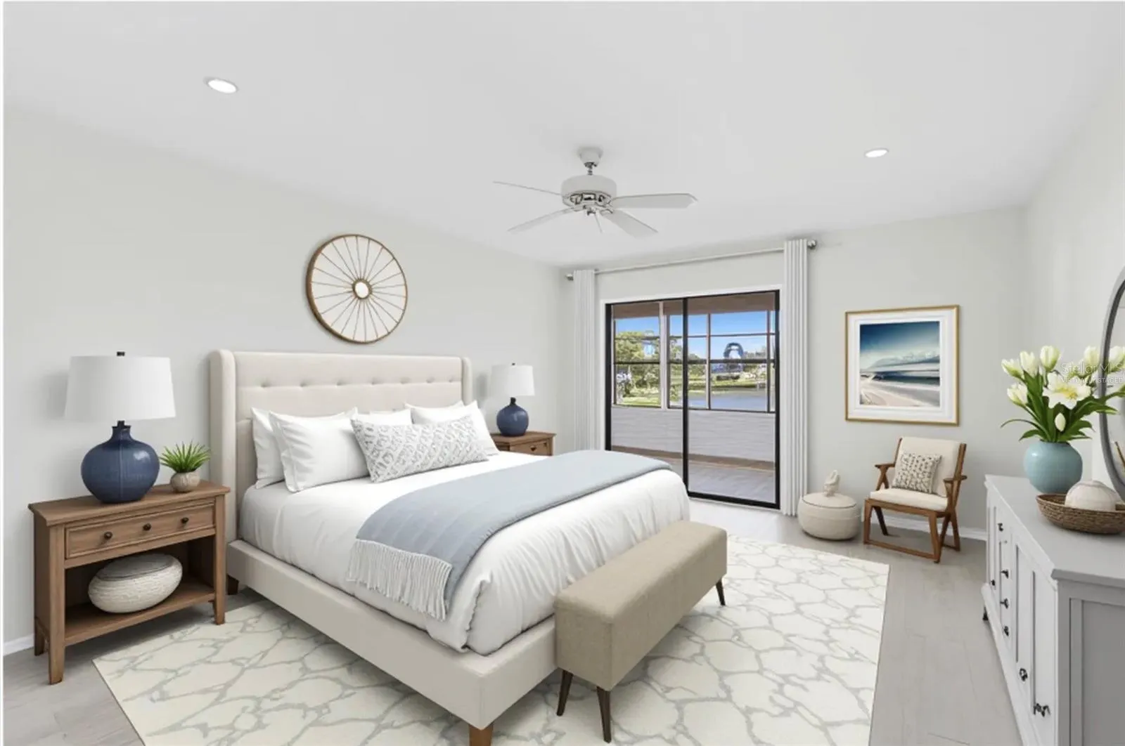 Primary Bedroom Virtually Staged