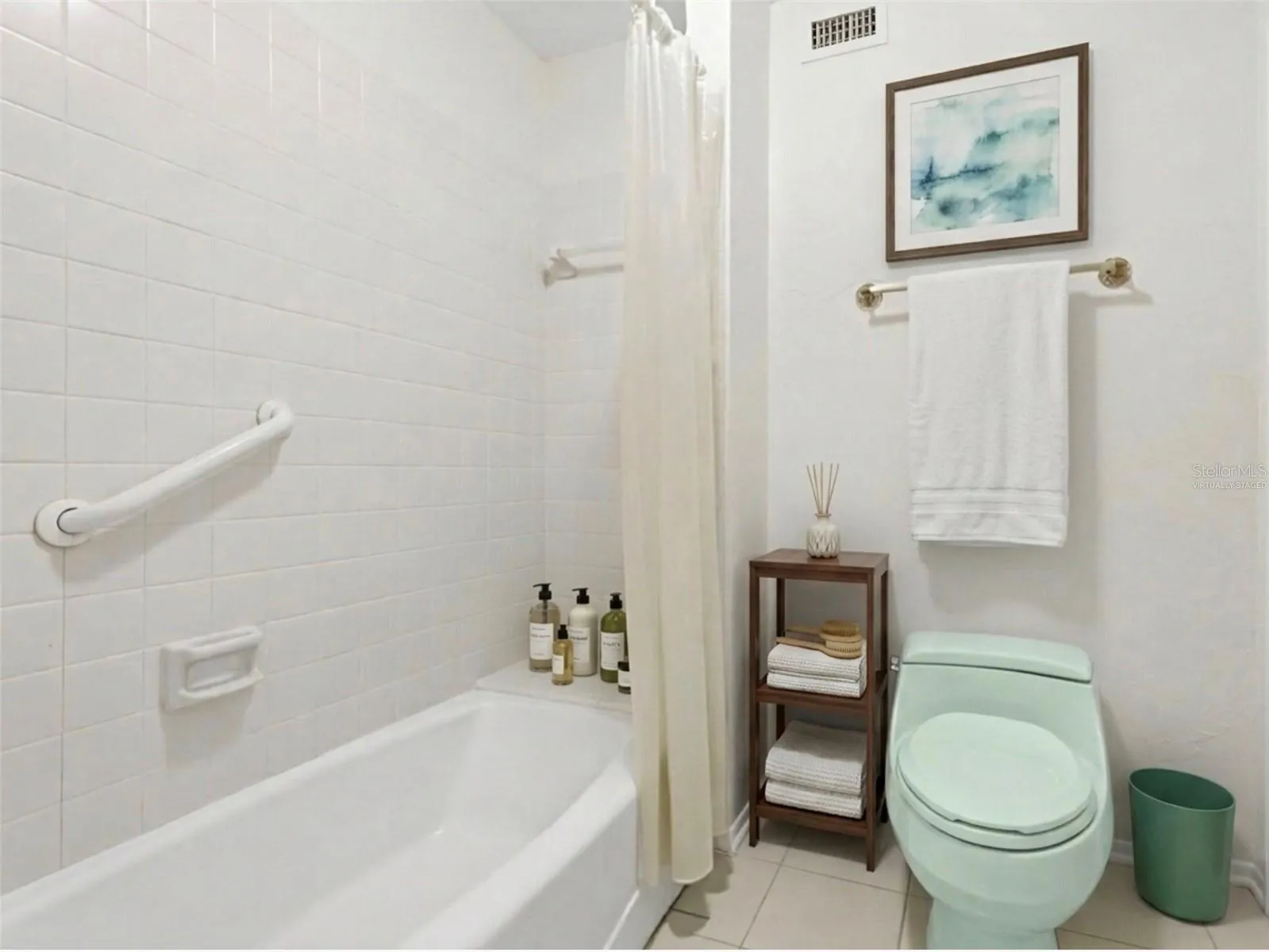 Primary Bathroom Virtually Staged