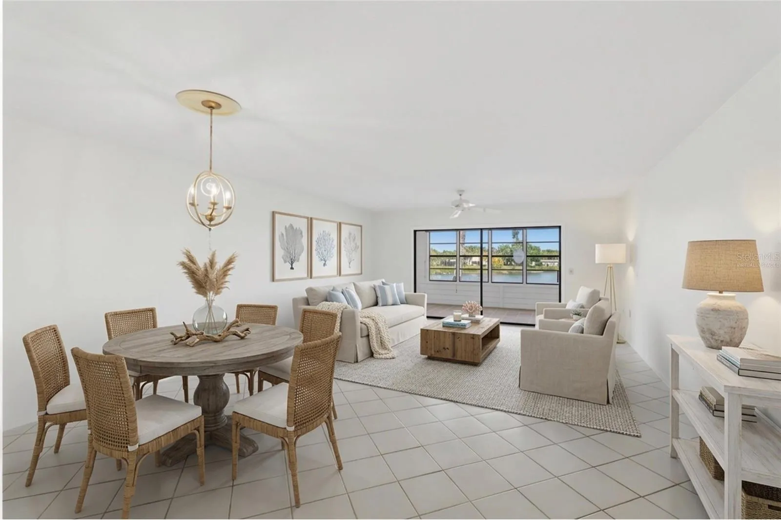 Dining/Living RoomVirtually Staged