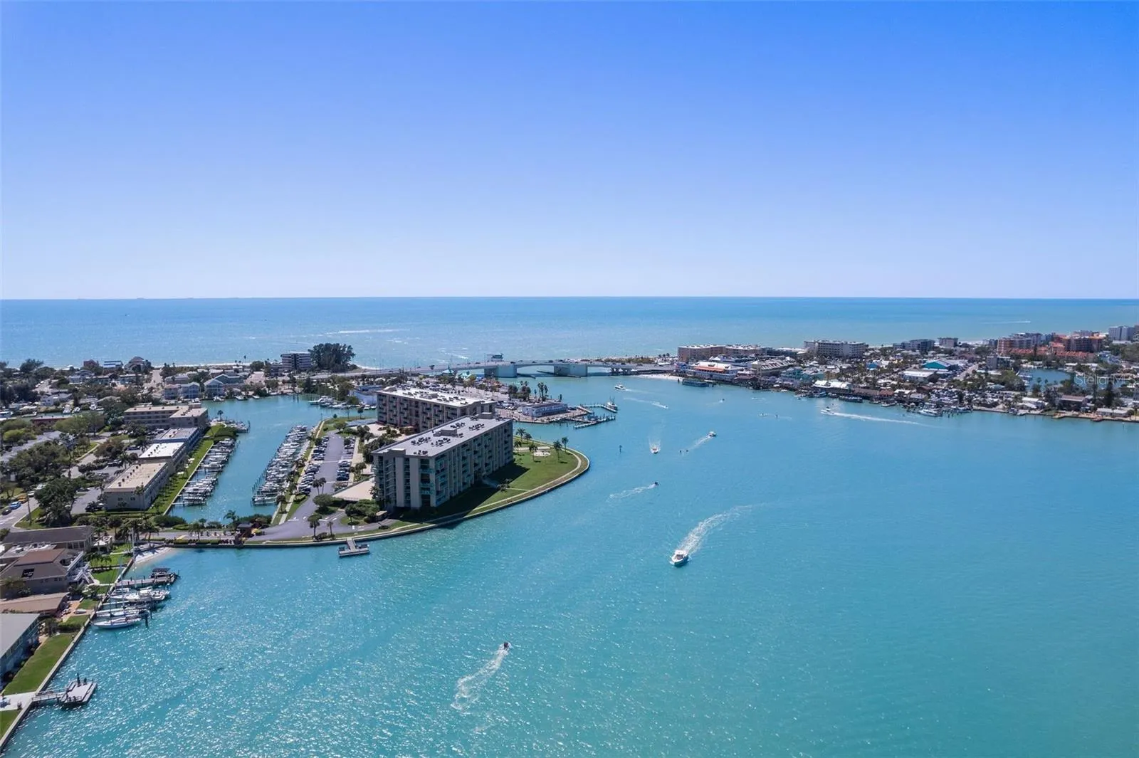 Johns Pass and Gulf of Mexico is at your front door