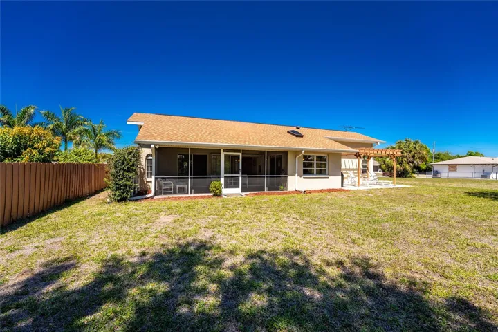 There's plenty of room should you ever desire to add a pool!
