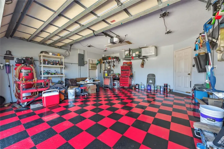 Check out the garage floor!