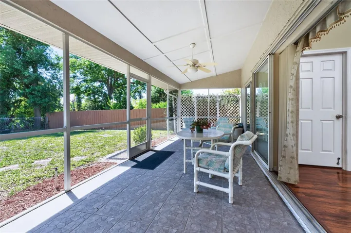 All of the sliding glass doors pocket onto the lanai.