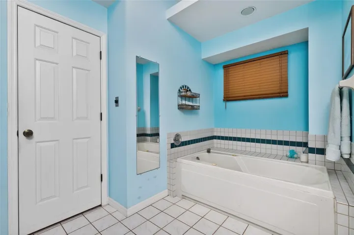 Primary bath has a whirlpool tub to soothe those tired muscles!