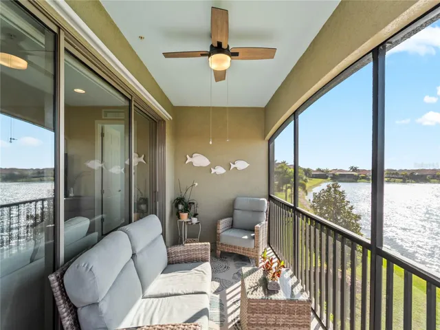 Open your sliders and let the party spill onto your new lanai with lake view