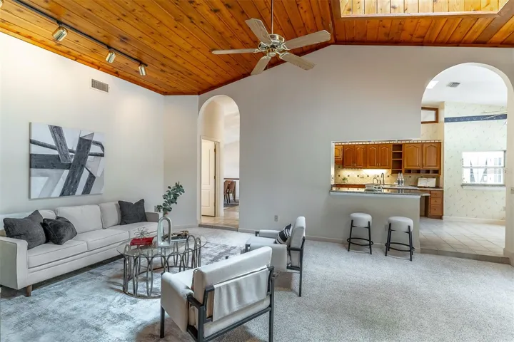 Family Room Looking Into Kitchen