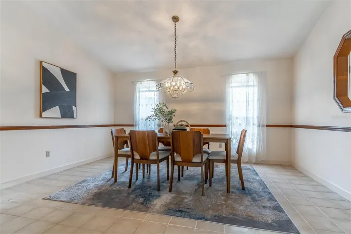 Dining Room with Wonderful Natural Light