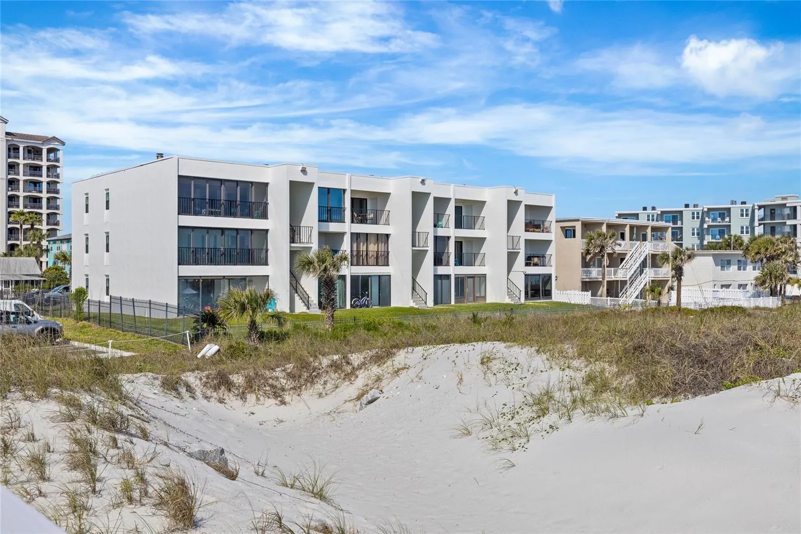 Direct beach access allows for effortless coastal living--morning walks on the sand, ocean sunrises, and year-round enjoyment.