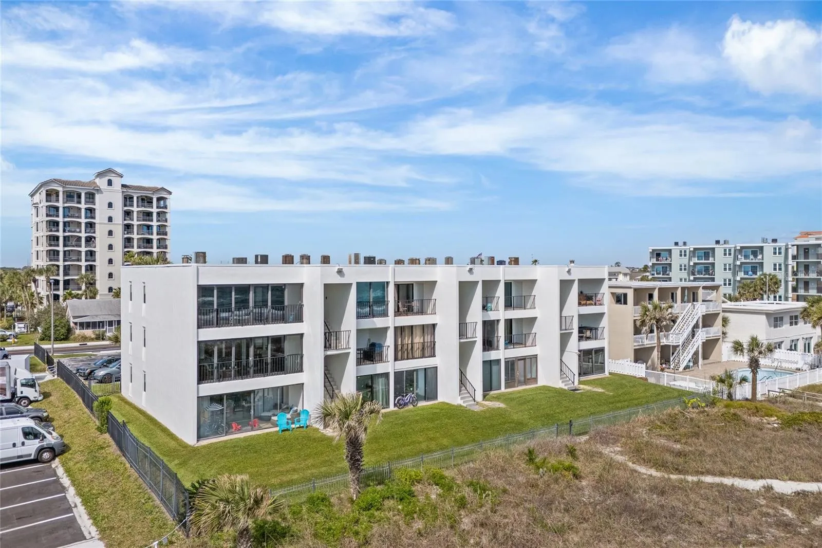Direct beach access allows for effortless coastal living--morning walks on the sand, ocean sunrises, and year-round enjoyment.