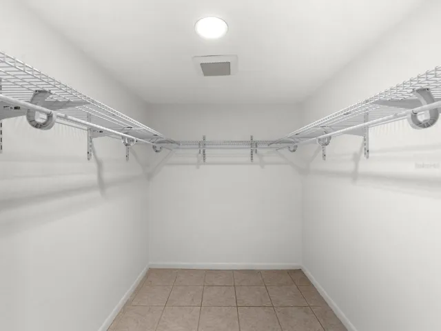 Large walk in closet