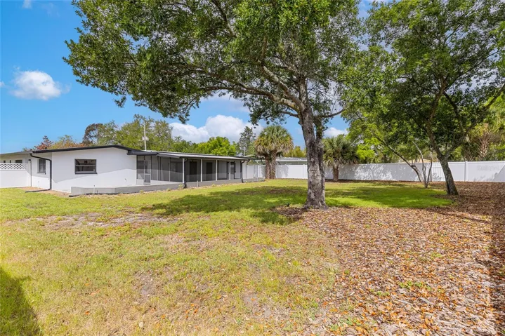 Large Fenced Backyard