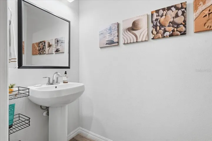 half bath located on first floor