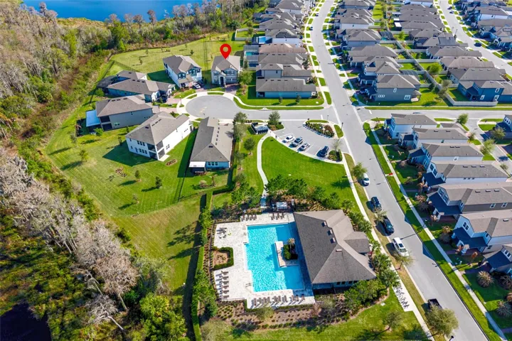 Across from amenities.