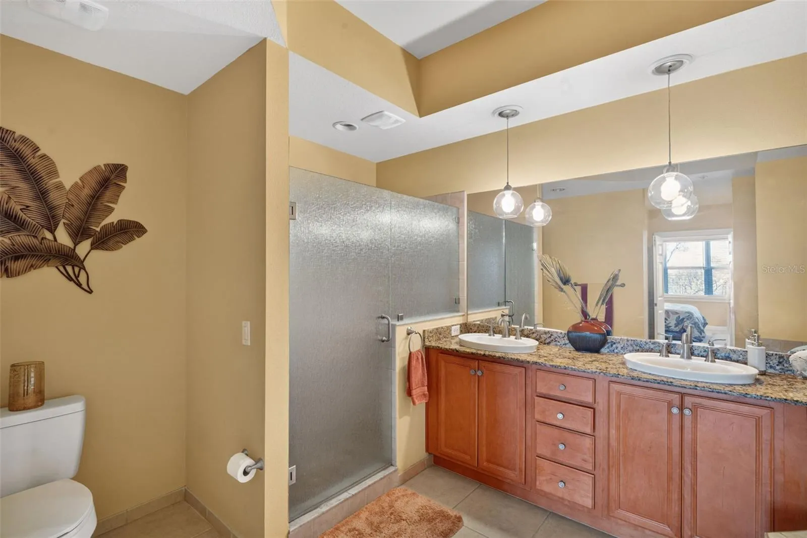 Wal in remodeled shower