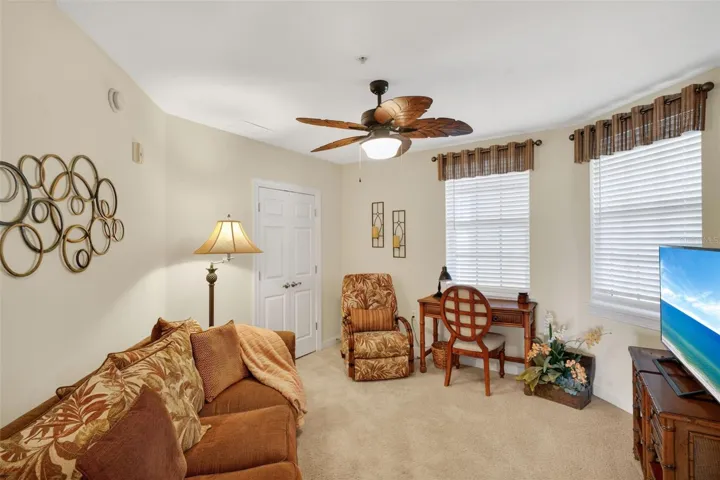 Third room used as a Den
