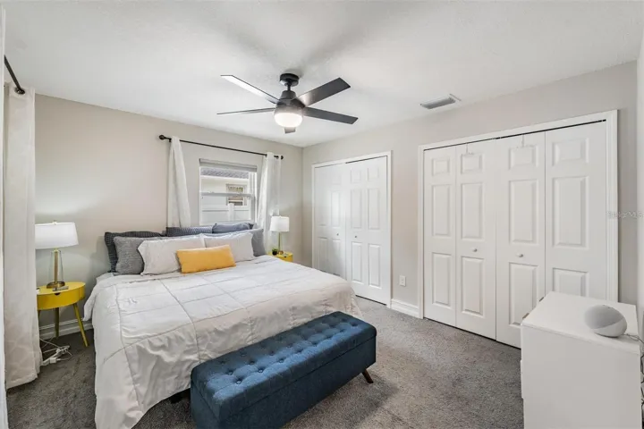 Generously appointed primary suite