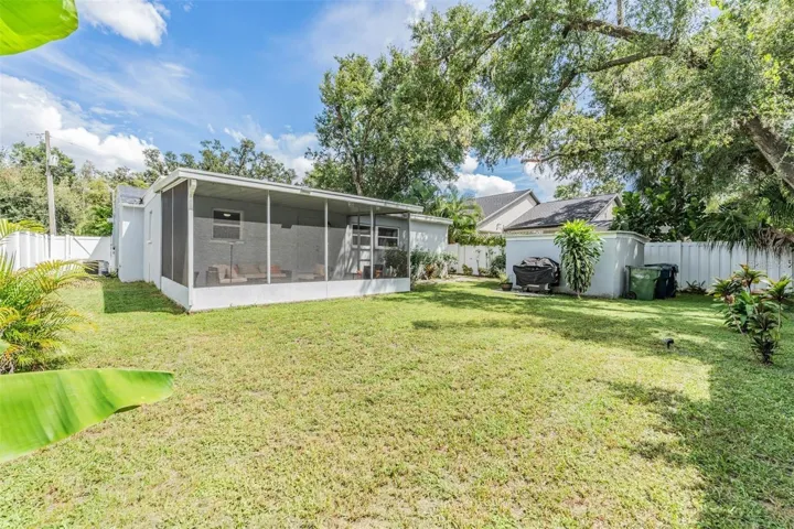 spacious, peaceful yard