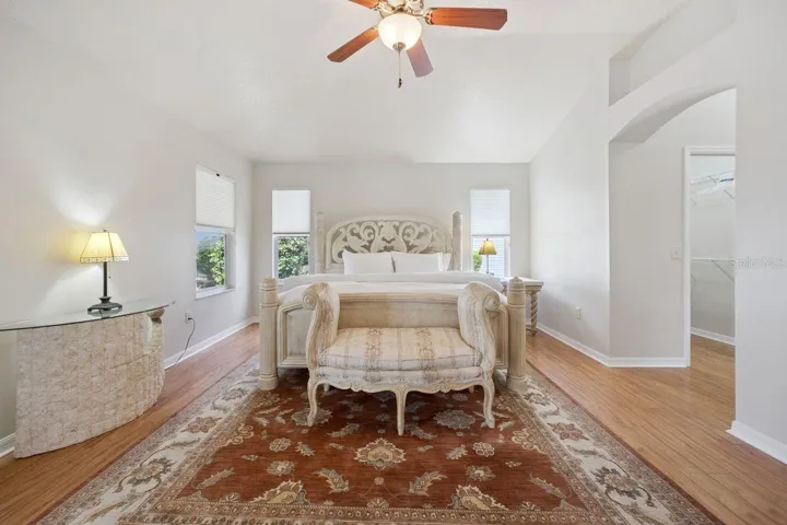 Master Bedroom front on view.