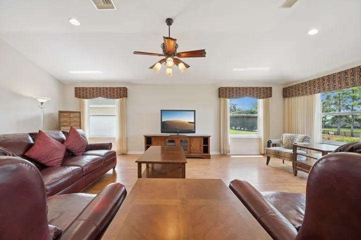 Living room from the dining room side.