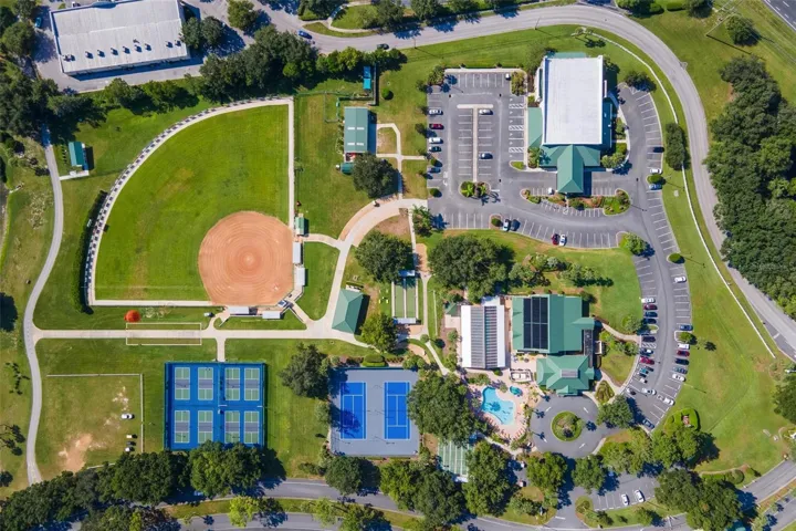 Aerial of the many community ammenities