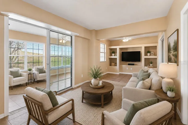 Virtually Staged-Family Room