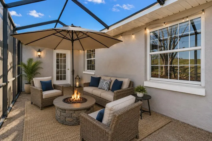 Virtually Staged-Screened Enclosed Lanai
