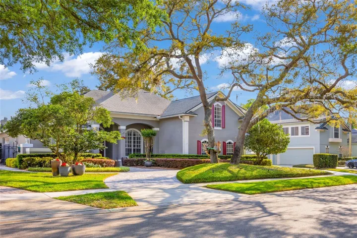 Meticulously curated landscaping