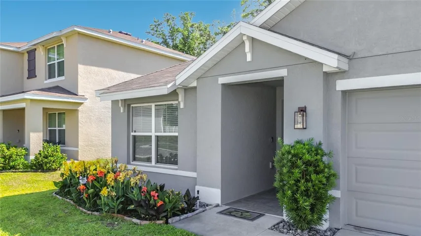 front of the house