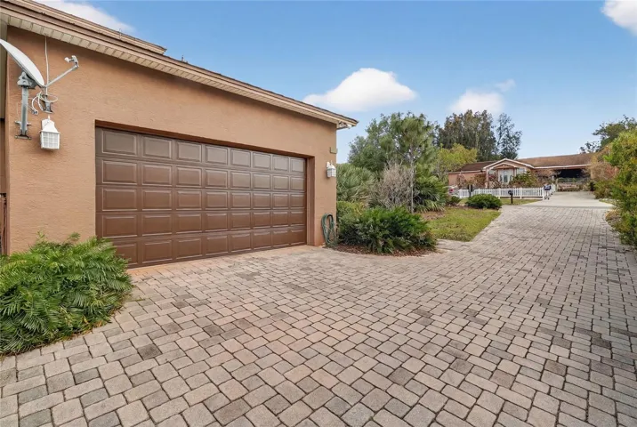 Beautiful paved driveway