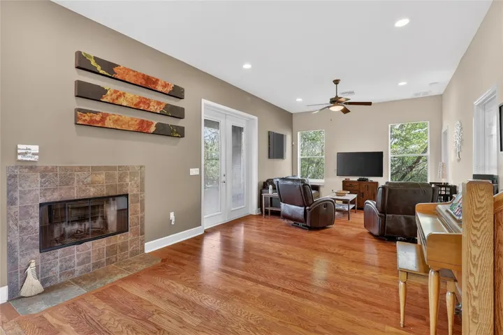 Wood burn fireplace