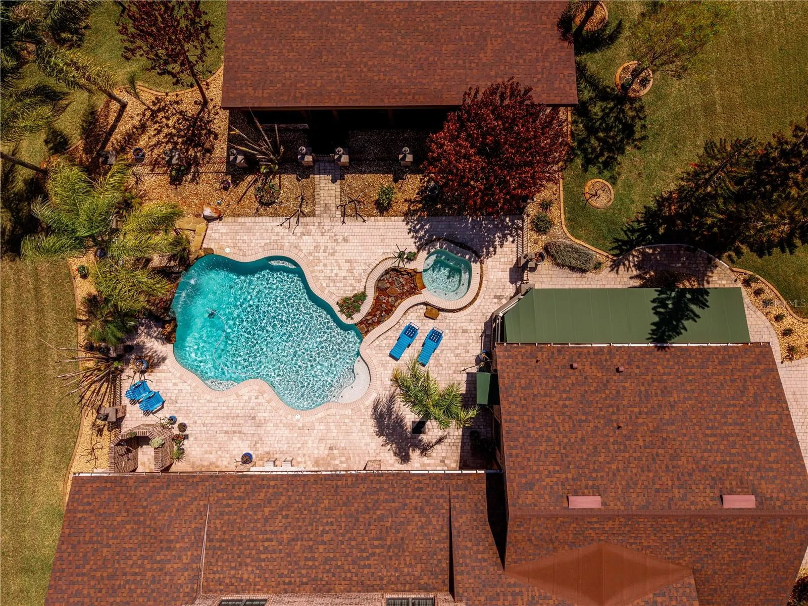 Pool Aerial View