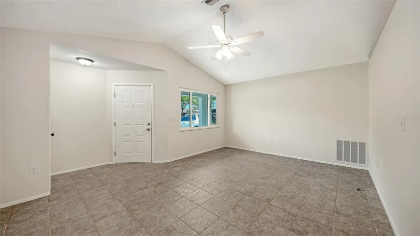 Newly painted interior