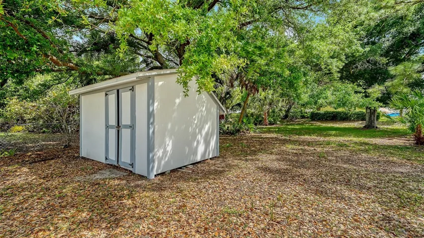 8'x12' shed in the back yard