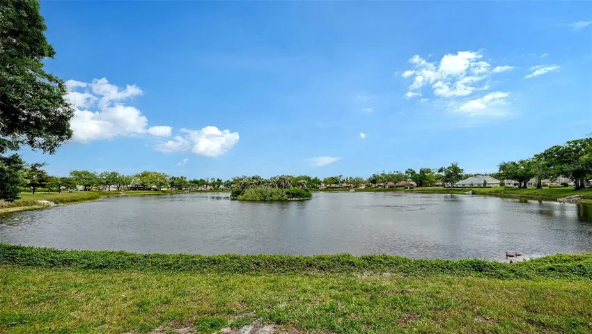 Center lake with island bird rookery