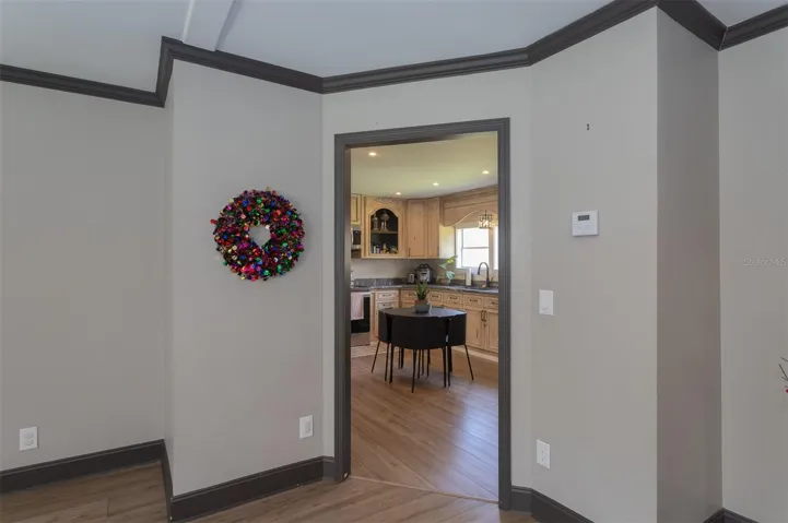 Family room to kitchen