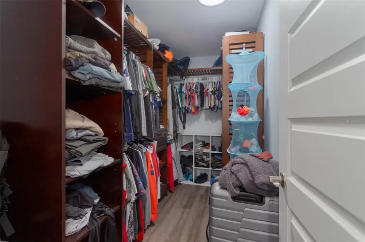 Primary closet