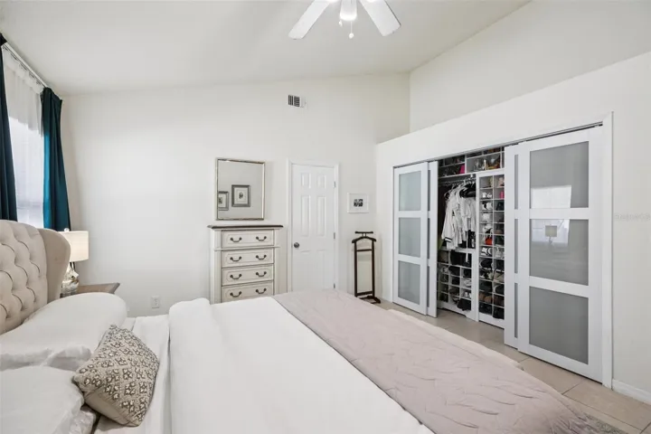 Closet showing built-ins