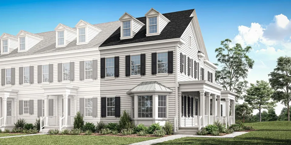 Island Village at Celebration - Anna Maria Floorplan - Colonial Elevation - Architect's Rendering