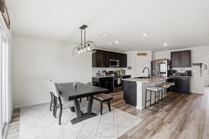 Dining Area to Kitchen