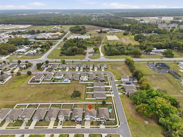 Aerial View of Neighborhood
