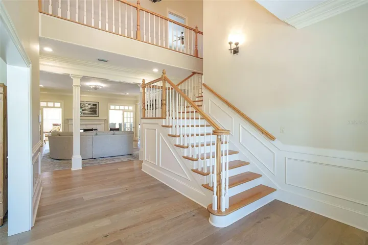 Stair to loft + 2 bedroom suites