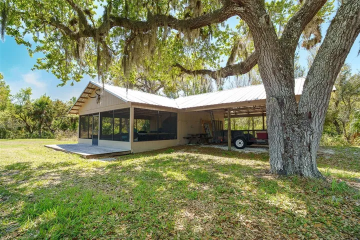 The “Fish Camp” is great for extra storage or can be used as a casual entertaining space