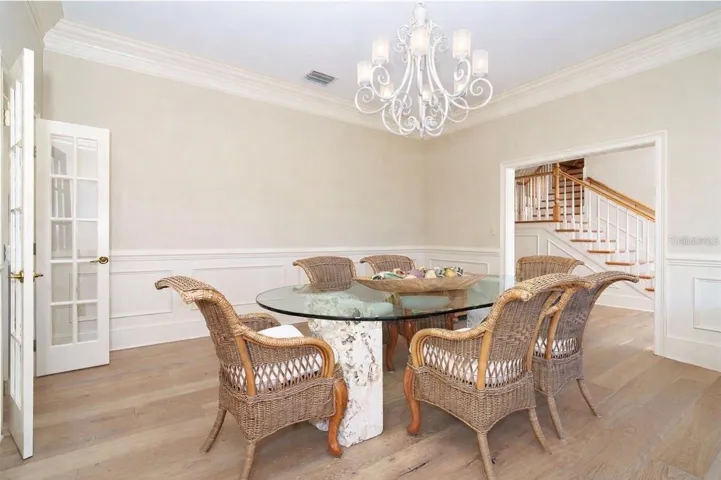 Formal dining space