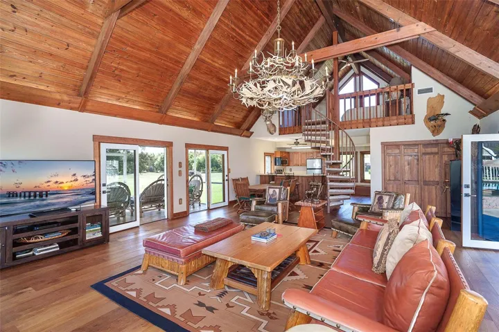 Vaulted wood ceilings