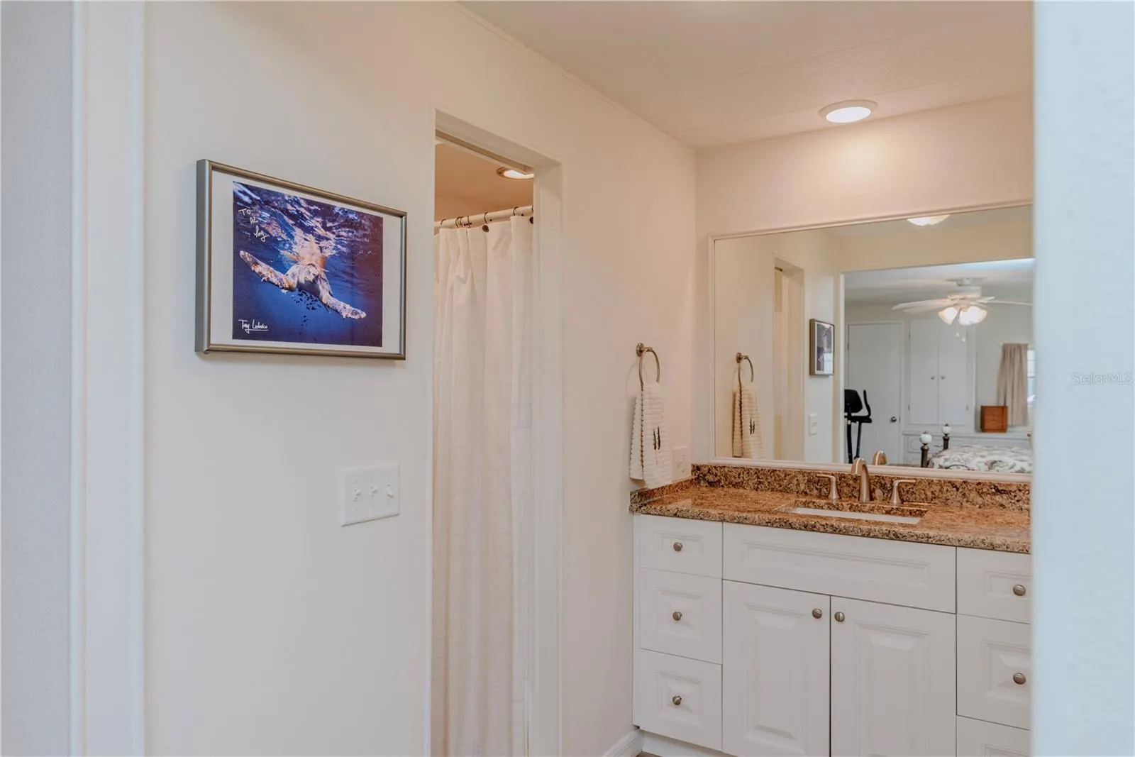 Primary bathroom.