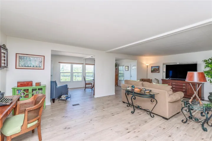 Open floor plan.