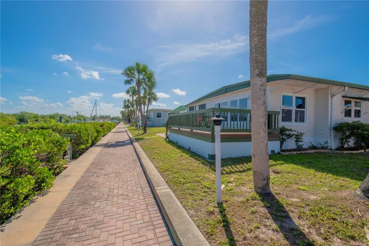 Back of the home.