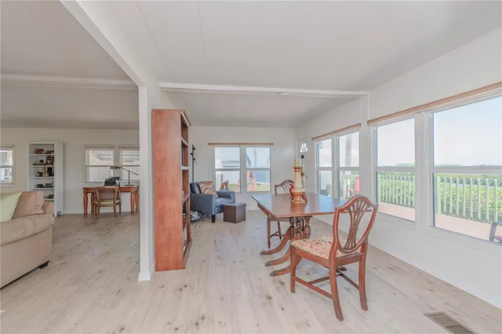 A great space to entertain, with access to the deck.