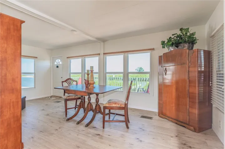 Bonus space with water views.