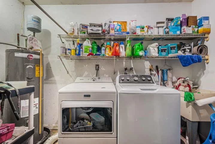 Laundry Room located in Garage